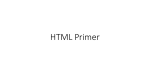 HTML primer (detailed)