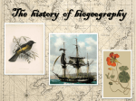 The history of biogeography