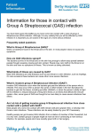 Group A Streptococcal infections - Derby Hospitals NHS Foundation