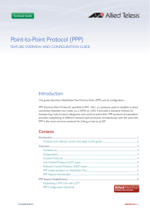 Point-to-Point Protocol (PPP)