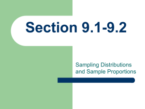 Sampling Distribution