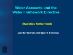 Water accounts and the Water Framework Directive