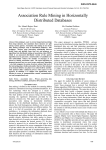 Association Rule Mining in Horizontally Distributed Databases