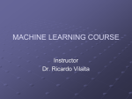 Machine Learning - Department of Computer Science