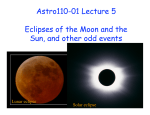 Astro110-01 Lecture 5 Eclipses of the Moon and the Sun, and other