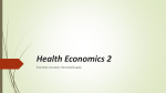 Health Economics 2