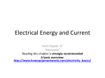 Electricity notes - Mayfield City Schools