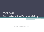 CSCI 242 Relational Data Modeling