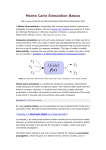 Monte Carlo Simulation Basics