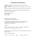 METABOLISM OF CARBOHYDRATES