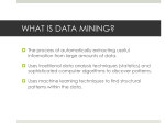 DATA MINING and VISUALIZATION