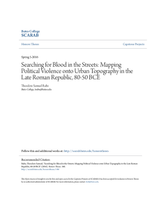Searching for Blood in the Streets: Mapping