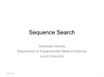 Sequence Search