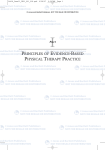 principles of evidence-based physical therapy practice