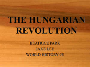 the hungarian revolution - jspivey