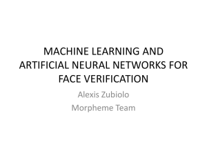 machine learning and artificial neural networks for face