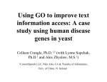 Using GO to improve text information access