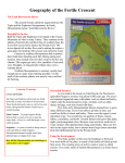 Geography of the Fertile Crescent Notes