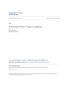 Hohenzollern Prussia: A Legacy of Legitimacy