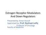 Estrogen receptor modulators and down regulators