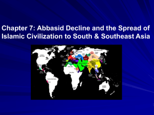 Ch 7 Notes for the spread of Islam into Southeast Asia