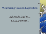 Weathering/Erosion/Deposition