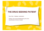 the drug seeking patient - Faculty of pain medicine