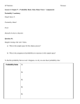 Lesson 2: Probability Rules