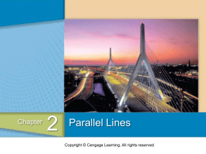 Unit 2.1 The Parallel Postulate and Special Angles