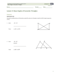 Lesson 3: Base Angles of Isosceles Triangles