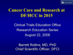 Cancer Care and Research at DF/HCC in 2015