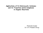 Applications of N-Heterocyclic Carbenes in Organic Reactions