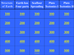 Plate Tectonic Jeopardy 2011 - cristinscordato