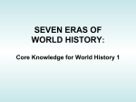 seven eras of world history