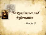 The Renaissance and Reformation