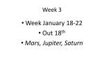 Mars Jupiter and Saturn ppt