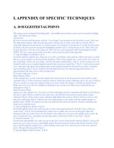 I. Appendix of Specific Techniques