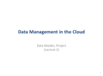 Data Management in the Cloud
