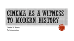 Cinema as a Witness to Modern History
