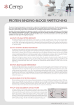 Protein binding-blood partitioning
