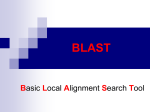 BLAST Basic Local Alignment Search Tool