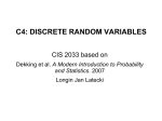 Discrete Random Variables