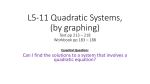 L5-11 Quadratic Systems