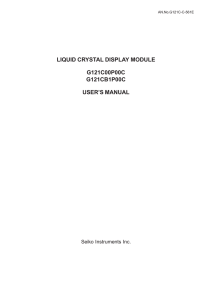 liquid crystal display module g121c00p00c g121cb1p00c