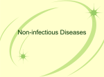 Non-infectious Diseases - Mrs. R`s Health for PATH