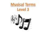 Musical Terms Level 3