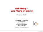 Web Mining – Data Mining im Internet