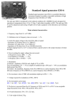 Standard signal generator GSS-6