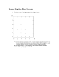 Nearest Neighbor Class Exercise