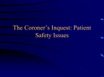 The Coroners Inquest - Department of Health